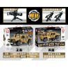LEYI 88018 non  XE HUMVEE QUÂN SỰ M998 bộ đồ chơi xếp lắp ráp ghép mô hình Military Army M998 MILITRAY HUMMER Quân Sự Bộ Đội 588 khối