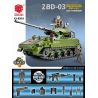 XIANG JUN XJ-820A 820A XJ820A non  XE CHIẾN ĐẤU ĐỔ BỘ ĐƯỜNG KHÔNG ZBD-03 bộ đồ chơi xếp lắp ráp ghép mô hình Military Army AIRBORNE ARMOREO INFANTRY FIGHTING VEHICLE（IFV） Quân Sự Bộ Đội 572 khối