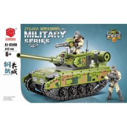 XIANG JUN XJ-850B 850B XJ850B non  XE TĂNG CHIẾN ĐẤU CHỦ LỰC HẠNG NHẸ ZTQ-15 bộ đồ chơi xếp lắp ráp ghép mô hình Military Army Quân Sự Bộ Đội 412 khối