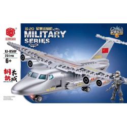 XIANG JUN XJ-850F 850F XJ850F non  MÁY BAY VẬN TẢI QUÂN SỰ Y-20 bộ đồ chơi xếp lắp ráp ghép mô hình Military Army Quân Sự Bộ Đội 251 khối