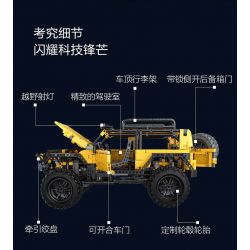 XIAOMI MITU MI ONEBOT OBJEP92AIQI 92AIQI non  XE JEEP THÁM HIỂM ĐỊA HÌNH bộ đồ chơi xếp lắp ráp ghép mô hình  Kỹ Thuật Công Nghệ Cao Mô Hình Phương Tiện 1600 khối