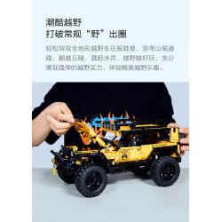 XIAOMI MITU MI ONEBOT OBJEP92AIQI 92AIQI non  XE JEEP THÁM HIỂM ĐỊA HÌNH bộ đồ chơi xếp lắp ráp ghép mô hình  Kỹ Thuật Công Nghệ Cao Mô Hình Phương Tiện 1600 khối