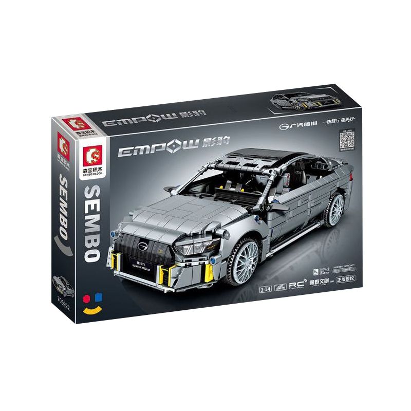 SEMBO 705921 705922 non  GAC TRUMPCHI BÓNG BÁO 1:14 tỷ lệ 1:14 bộ đồ chơi xếp lắp ráp ghép mô hình  EMPOW Kỹ Thuật Công Nghệ Cao Mô Hình Phương Tiện 1244 khối