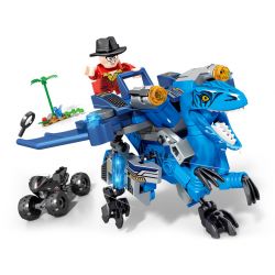 SEMBO 205017 205018 205019 205020 non  THẾ GIỚI KHỦNG LONG 4 PHONG CÁCH bộ đồ chơi xếp lắp ráp ghép mô hình DINOSAUR WORLD 654 khối