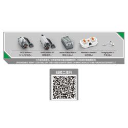 SEMBO 720940 non  XE TẢI ĐỊA HÌNH 6X6 bộ đồ chơi xếp lắp ráp ghép mô hình 6X6 ALL TERRAIN TOW TRUCK 1135 khối