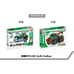 SEMBO 720940 non  XE TẢI ĐỊA HÌNH 6X6 bộ đồ chơi xếp lắp ráp ghép mô hình 6X6 ALL TERRAIN TOW TRUCK 1135 khối