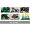 SEMBO 720940 non  XE TẢI ĐỊA HÌNH 6X6 bộ đồ chơi xếp lắp ráp ghép mô hình 6X6 ALL TERRAIN TOW TRUCK 1135 khối