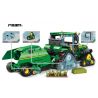 SEMBO 710950 non  TRANG TRẠI MÁY MÓC JOHN DEERE bộ đồ chơi xếp lắp ráp ghép mô hình 1404 khối