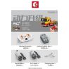 SEMBO 709800 non  XE CỨU THƯƠNG bộ đồ chơi xếp lắp ráp ghép mô hình FLATBED TRUCK 785 khối