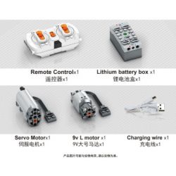 SEMBO 709800 non  XE CỨU THƯƠNG bộ đồ chơi xếp lắp ráp ghép mô hình FLATBED TRUCK 785 khối