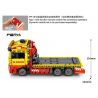 SEMBO 709800 non  XE CỨU THƯƠNG bộ đồ chơi xếp lắp ráp ghép mô hình FLATBED TRUCK 785 khối