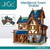 MorkModel 50105 Mork Model 50105 non  CHUỒNG THỜI TRUNG CỔ bộ đồ chơi xếp lắp ráp ghép mô hình MEDIEVAL TOWN STABLE 2645 khối