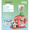 KEEPPLEY K28008 28008 non  NHÀ DÂU ?​SỮA bộ đồ chơi xếp lắp ráp ghép mô hình LOVELY STREET STRAWBERRY