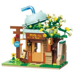 KEEPPLEY K28007 28007 non  QUÁN TRÀ SỮA MEI SHORT bộ đồ chơi xếp lắp ráp ghép mô hình LOVELY STREET MILK TEA