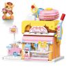 KEEPPLEY K28006 28006 non  TIỆM BÁNH CAM BÉO bộ đồ chơi xếp lắp ráp ghép mô hình LOVELY STREET CHEESE CAKE