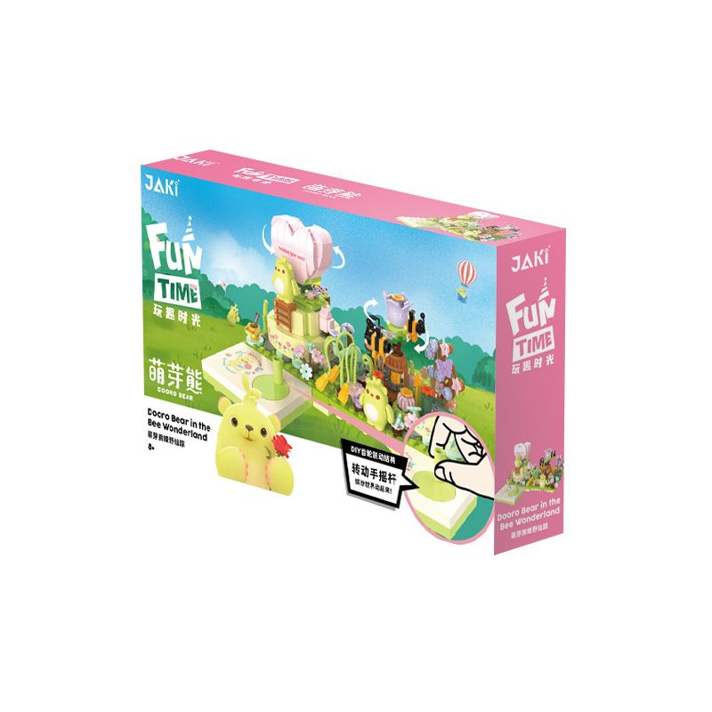 JAKI JK6382 6382 non  VỪA CHỚM NỞ BUMBLEBEE WILD WIZARD bộ đồ chơi xếp lắp ráp ghép mô hình 354 khối