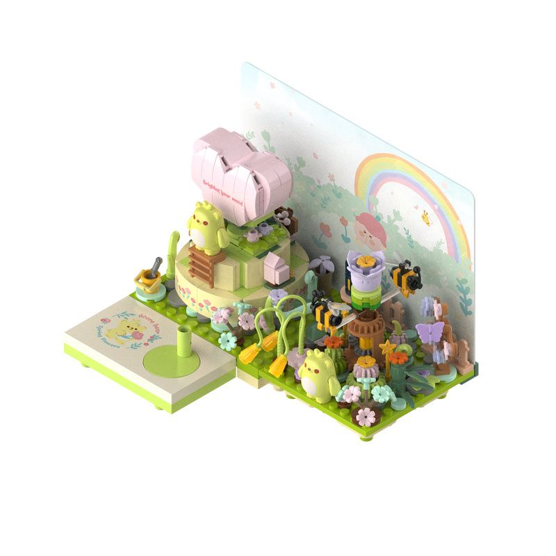 JAKI JK6382 6382 non  VỪA CHỚM NỞ BUMBLEBEE WILD WIZARD bộ đồ chơi xếp lắp ráp ghép mô hình 354 khối