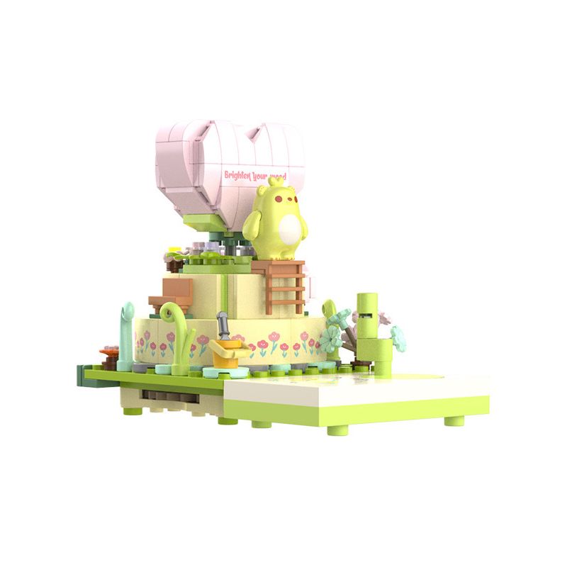 JAKI JK6381 6381 non Lego BUDDING BEAR BEAT CHO BẠN bộ đồ chơi xếp lắp ráp ghép mô hình 215 khối