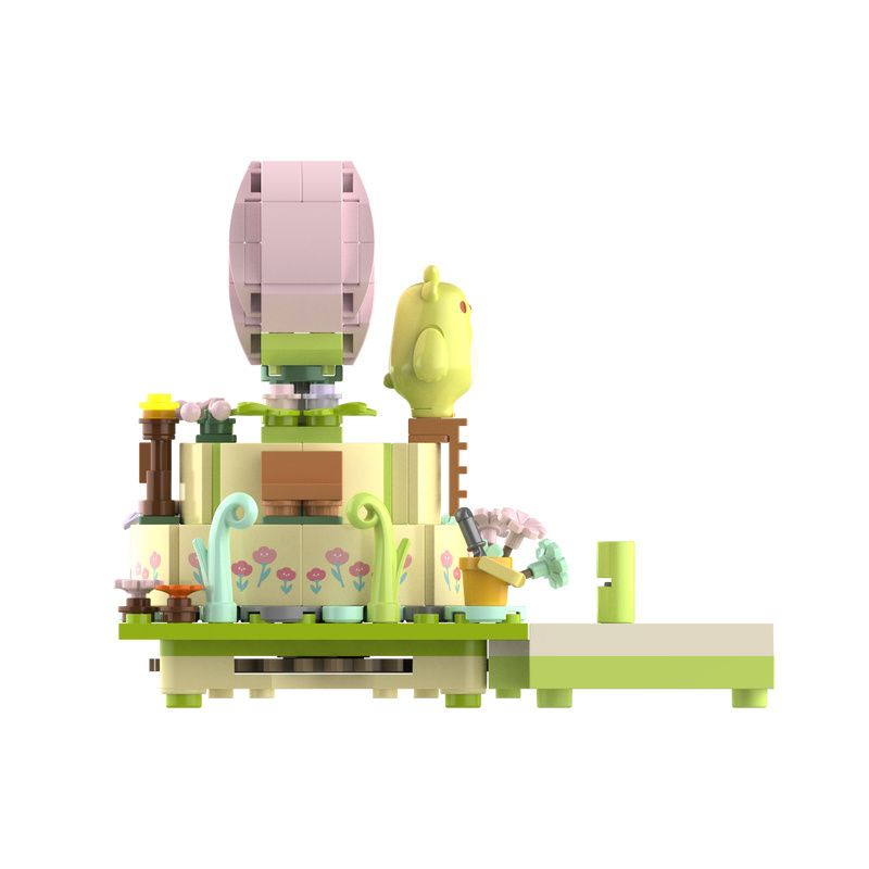 JAKI JK6381 6381 non  BUDDING BEAR BEAT CHO BẠN bộ đồ chơi xếp lắp ráp ghép mô hình 215 khối