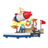 JAKI JK6391 6391 non  CHÓ BAY TÊN LỬA MOCO bộ đồ chơi xếp lắp ráp ghép mô hình 155 khối