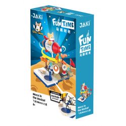 JAKI JK6391 6391 non  CHÓ BAY TÊN LỬA MOCO bộ đồ chơi xếp lắp ráp ghép mô hình 155 khối