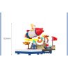 JAKI JK6391 6391 non  CHÓ BAY TÊN LỬA MOCO bộ đồ chơi xếp lắp ráp ghép mô hình 155 khối
