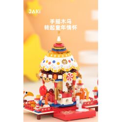 JAKI JK2170 2170 non  BĂNG CHUYỀN bộ đồ chơi xếp lắp ráp ghép mô hình 318 khối