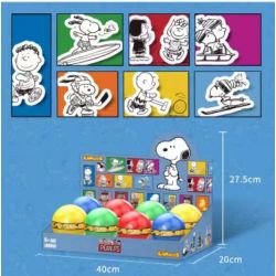 LINOOS LN8055 8055 non  HỘP MÙ SNOOPY 8 KIỂU bộ đồ chơi xếp lắp ráp ghép mô hình Movie & Game Phim Và Trò Chơi