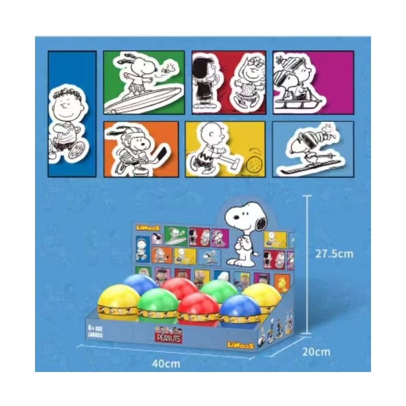 LINOOS LN8055 8055 non  HỘP MÙ SNOOPY 8 KIỂU bộ đồ chơi xếp lắp ráp ghép mô hình Movie & Game Phim Và Trò Chơi