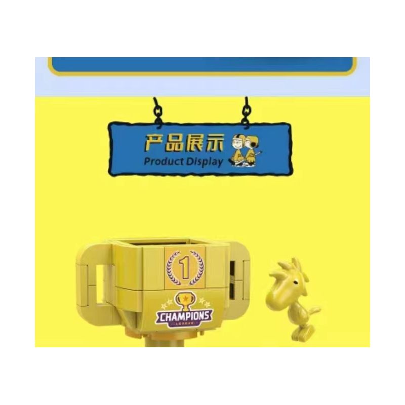 LINOOS LN8055 8055 non  HỘP MÙ SNOOPY 8 KIỂU bộ đồ chơi xếp lắp ráp ghép mô hình Movie & Game Phim Và Trò Chơi