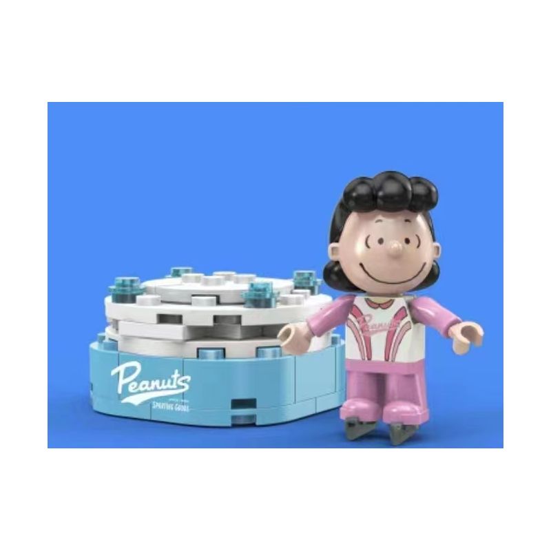 LINOOS LN8055 8055 non  HỘP MÙ SNOOPY 8 KIỂU bộ đồ chơi xếp lắp ráp ghép mô hình Movie & Game Phim Và Trò Chơi