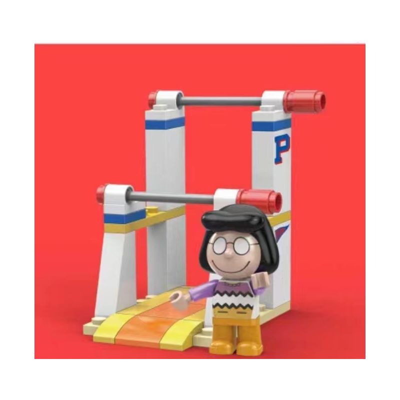 LINOOS LN8055 8055 non  HỘP MÙ SNOOPY 8 KIỂU bộ đồ chơi xếp lắp ráp ghép mô hình Movie & Game Phim Và Trò Chơi