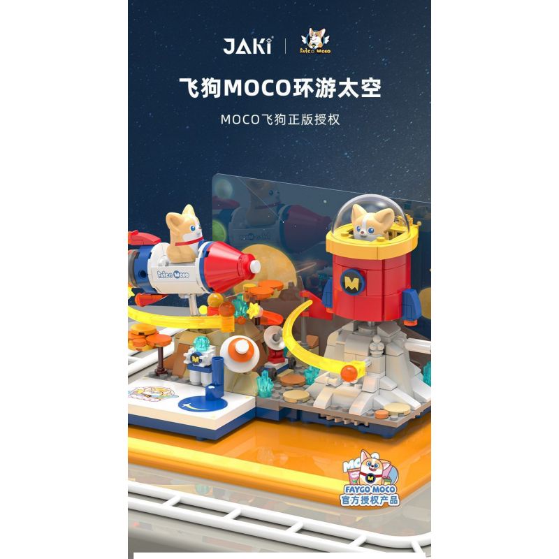 JAKI JK6392 6392 non  CHÚ CHÓ BAY MOCO CHU DU KHẮP VŨ TRỤ bộ đồ chơi xếp lắp ráp ghép mô hình 361 khối