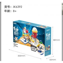 JAKI JK6392 6392 non  CHÚ CHÓ BAY MOCO CHU DU KHẮP VŨ TRỤ bộ đồ chơi xếp lắp ráp ghép mô hình 361 khối