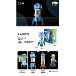 JAKI JK9109 9109 non  SỐ HẠT B-93 bộ đồ chơi xếp lắp ráp ghép mô hình