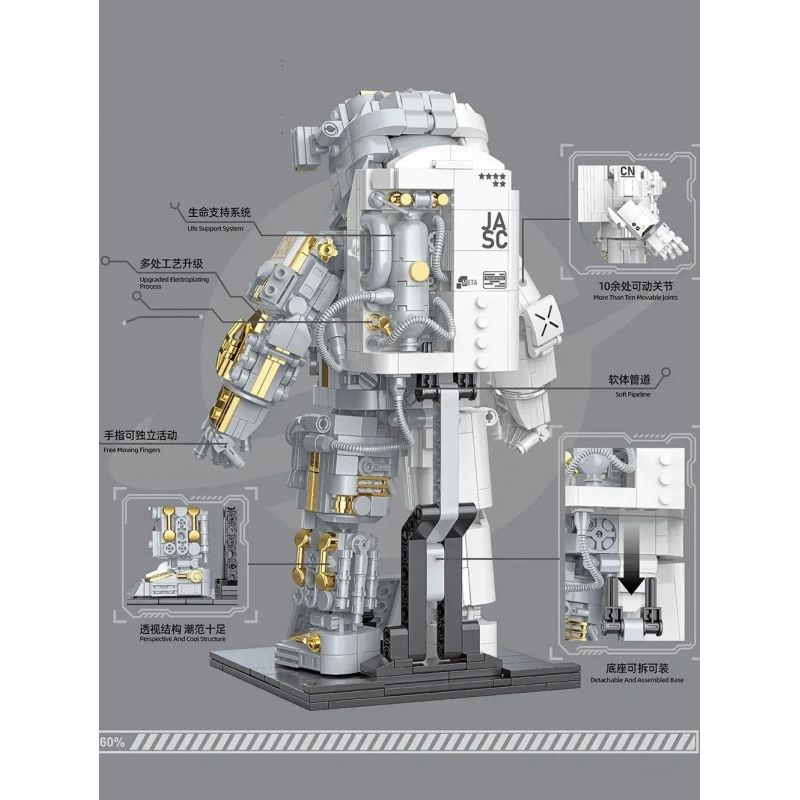 JAKI JK9106 9106 JK9116 9116 TOP TOY TC1406 1406 non  PHI HÀNH GIA BÌNH MINH bộ đồ chơi xếp lắp ráp ghép mô hình 900 khối