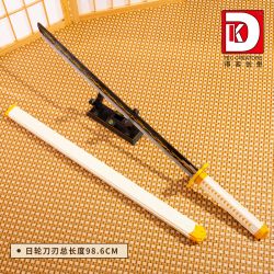 DK 1506 WE GAME COMING 66012 non  VỢ TÔI CON DAO BÁNH XE MẶT TRỜI ZENITSU bộ đồ chơi xếp lắp ráp ghép mô hình Kimetsu No Yaiba Thanh Gươm Diệt Quỷ 956 khối