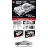 JIAPIN TIANDI JP2141 2141 non  XE THỂ THAO ASTON MARTIN DB5 LÙI bộ đồ chơi xếp lắp ráp ghép mô hình 287 khối