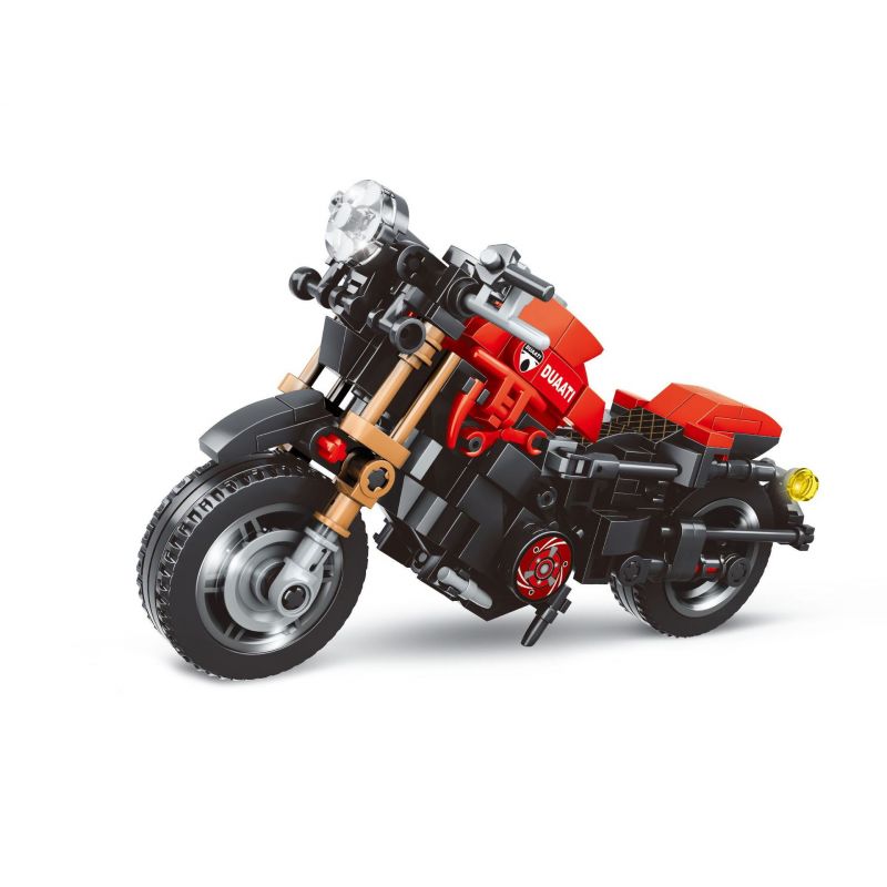 LEIBAO 8111 non Lego MÔ TÔ DUCATI XDIAVEL bộ đồ chơi xếp lắp ráp ghép mô hình Racers Đua Tốc Độ 305 khối