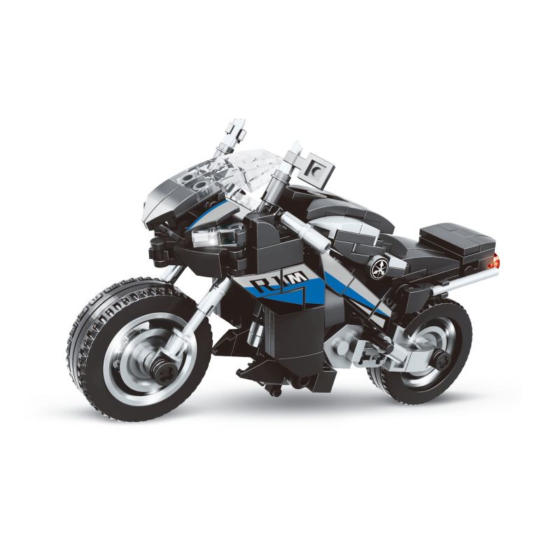 LEIBAO 8110 non Lego XE MÁY YAMAHA YZF-R1M bộ đồ chơi xếp lắp ráp ghép mô hình Racers Đua Tốc Độ 308 khối