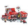 Enlighten 12025 Qman 12025 non  XE CHỈ HUY CỨU HỘ KHẨN CẤP ĐA CHỨC NĂNG bộ đồ chơi xếp lắp ráp ghép mô hình Minecity Thành Phố Mỏ 1431 khối