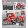 Enlighten 12025 Qman 12025 non  XE CHỈ HUY CỨU HỘ KHẨN CẤP ĐA CHỨC NĂNG bộ đồ chơi xếp lắp ráp ghép mô hình Minecity Thành Phố Mỏ 1431 khối