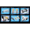 LEYI 88022 non  KHÁM PHÁ TÀU CON THOI bộ đồ chơi xếp lắp ráp ghép mô hình City Thành Phố 438 khối