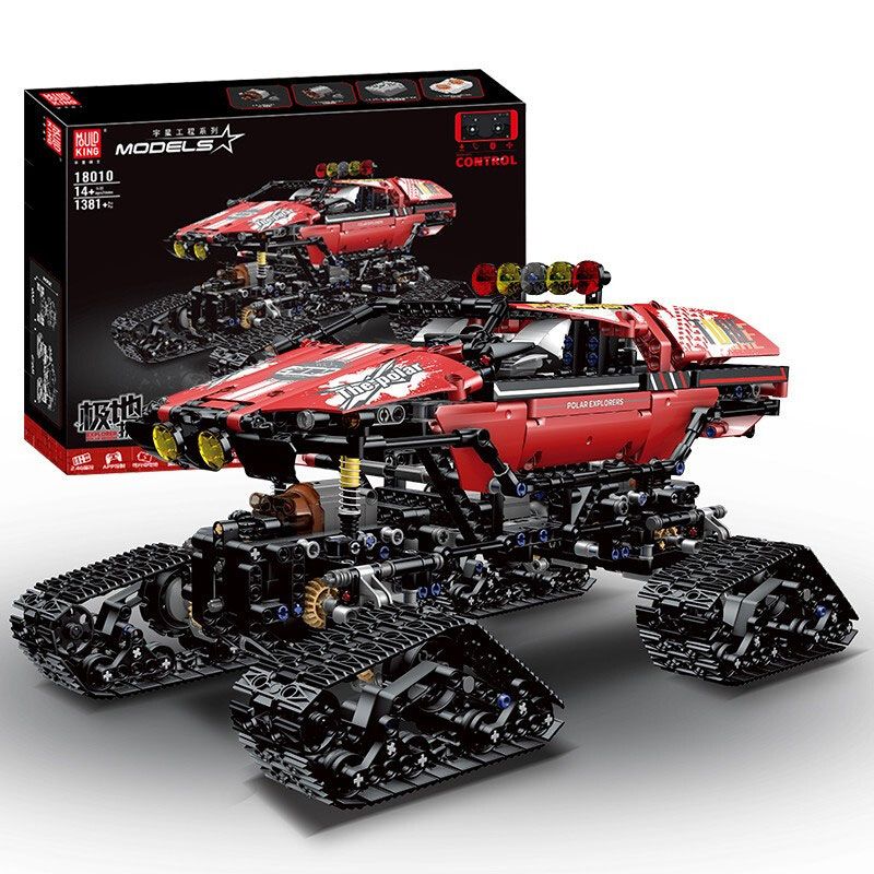 MouldKing 18010 Mould King 18010 non  THÁM HIỂM VÙNG CỰC bộ đồ chơi xếp lắp ráp ghép mô hình  EXPLOER POLAR REGION Kỹ Thuật Công Nghệ Cao Mô Hình Phương Tiện 1381 khối