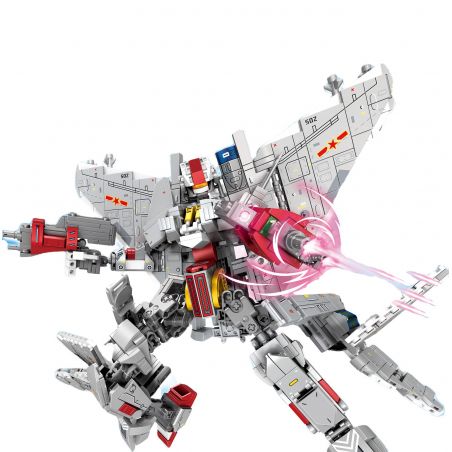 SEMBO 202151 non  MÁY BAY TIÊM KÍCH BIẾN HÌNH FLYING SHARK-J-15 bộ đồ chơi xếp lắp ráp ghép mô hình 1232 khối