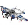 SEMBO 207105 non  US P38 (MÁY BAY CHIẾN ĐẤU CẬN ÂM LOẠI 1 CỦA MỸ) bộ đồ chơi xếp lắp ráp ghép mô hình Military Army SURVIVAL WARFARE Quân Sự Bộ Đội 479 khối