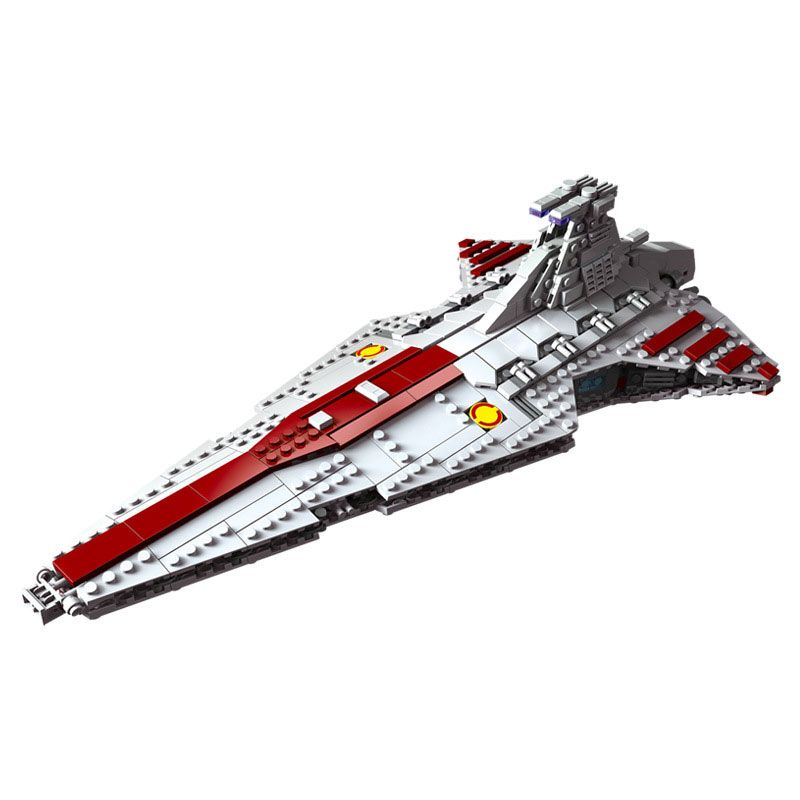 JIESTAR 67106 non Lego VENATO - TÀU TUẦN DƯƠNG TẤN CÔNG LỚP REPUBLIC bộ đồ chơi xếp lắp ráp ghép mô hình Star Wars VENATOR Chiến Tranh Giữa Các Vì Sao 960 khối