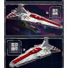 JIESTAR 67106 non  VENATO - TÀU TUẦN DƯƠNG TẤN CÔNG LỚP REPUBLIC bộ đồ chơi xếp lắp ráp ghép mô hình Star Wars VENATOR Chiến Tranh Giữa Các Vì Sao 960 khối