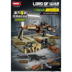 WOMA C0169 0169 non  SƠN NGỤY TRANG SÚNG MÁY TỰ ĐỘNG M249 TỔ HỢP bộ đồ chơi xếp lắp ráp ghép mô hình LORD OF WAR 718 khối