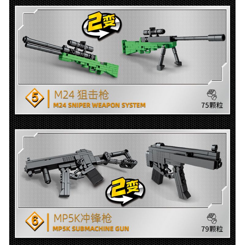 WOMA C0168 0168 non  SƠN NGỤY TRANG SÚNG TRƯỜNG TẤN CÔNG GROZA 8 TỔ HỢP bộ đồ chơi xếp lắp ráp ghép mô hình LORD OF WAR 615 khối